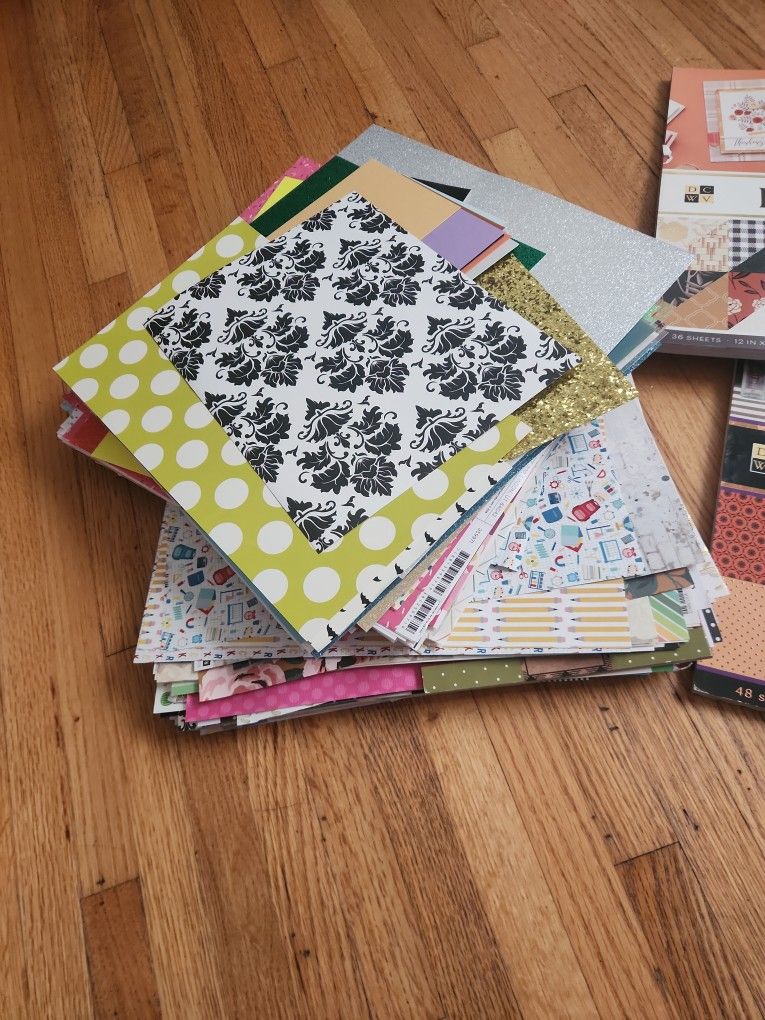 Huge Stack Of Cardstock And Cardstock Books