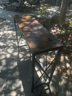 Desk with Power Outlets