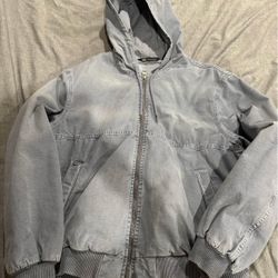 ZARA Jean Jacket Hoodie (US XL Men)