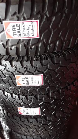 Used tires LT 285/75 R16