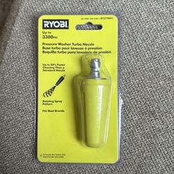 Ryobi pressure washer turbo nozzle