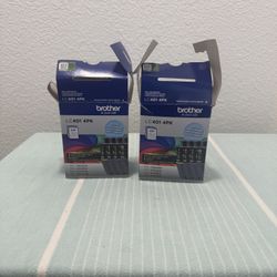 Brother Genuine LC401 4PK Ink Cartridge Value Pack (2 Boxes - 8 Total Cartridges) - Black, Cyan, Magenta- New/Sealed