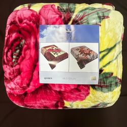 Double Sided Thick Queen Blanket