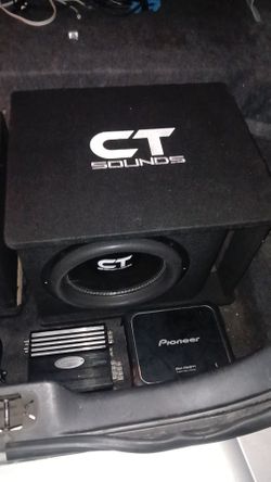 Ct sound 12" sub , kurf port box