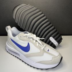 Nike Air Max Dawn White Ivory Blue Casual Lifestyle Shoes DM8262-101 Size 7