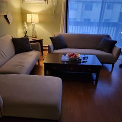 furniture, sofa, table, Wood bed queen 