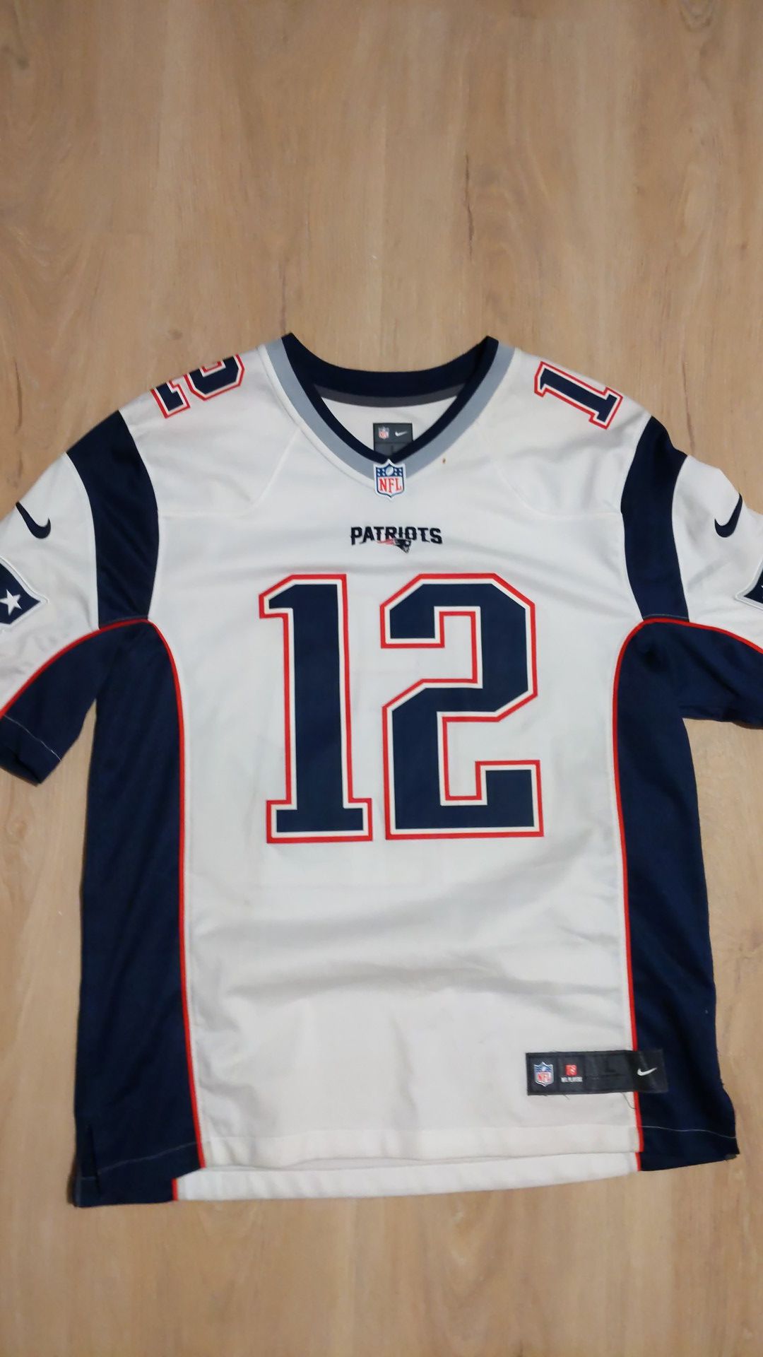 New England Patriots Tom Brady Away Jersey