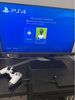 PS4 with 2 TB drive