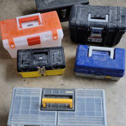6 Tool / Tackle Boxes 