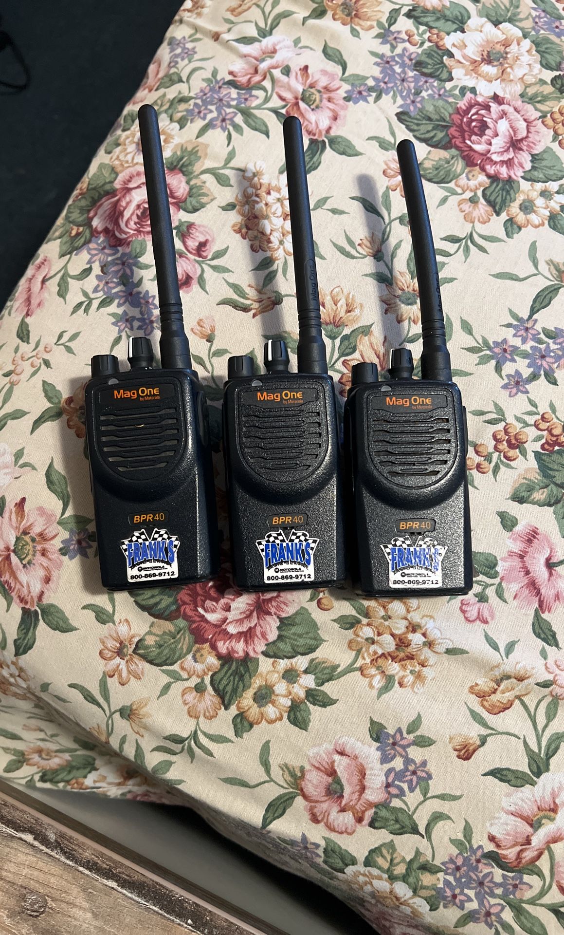 walkie talkies