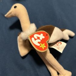 Vintage 1993 Original Teenie Beanie Baby Stretchy the Ostrich