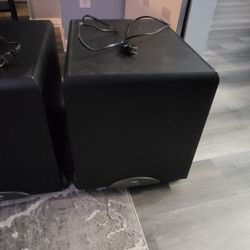2x Klipsch SUB-12 300w Home Theater Subwoofers
