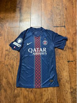 PSG 25/26 Home Jersey  Champion League Edition Size M Player Version + Champion League Winner Arm Patch