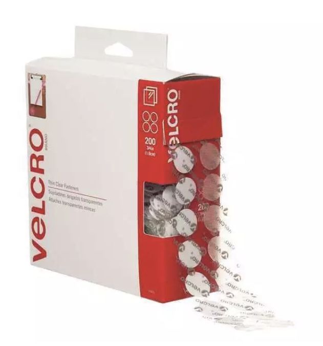 Velcro sticky 3/4” circles dots brand new box of 200 office art craft supplies