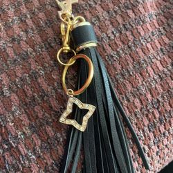 New Leather & Charm Keychain 