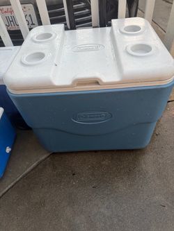 Coleman Hard Cooler with Cup Holders