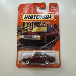 2024 Matchbox Maroon 1986 Volvo 240 #88