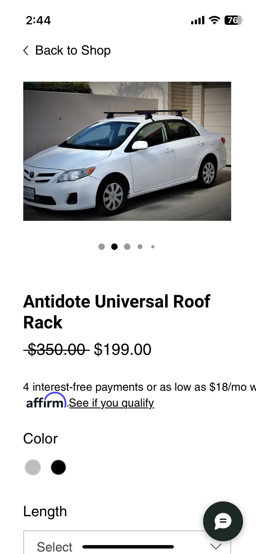 Antidote Universal Roof Rack