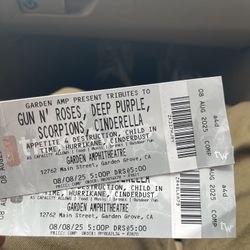 Guns and Roses, 8/08/2025, Garden Amp
