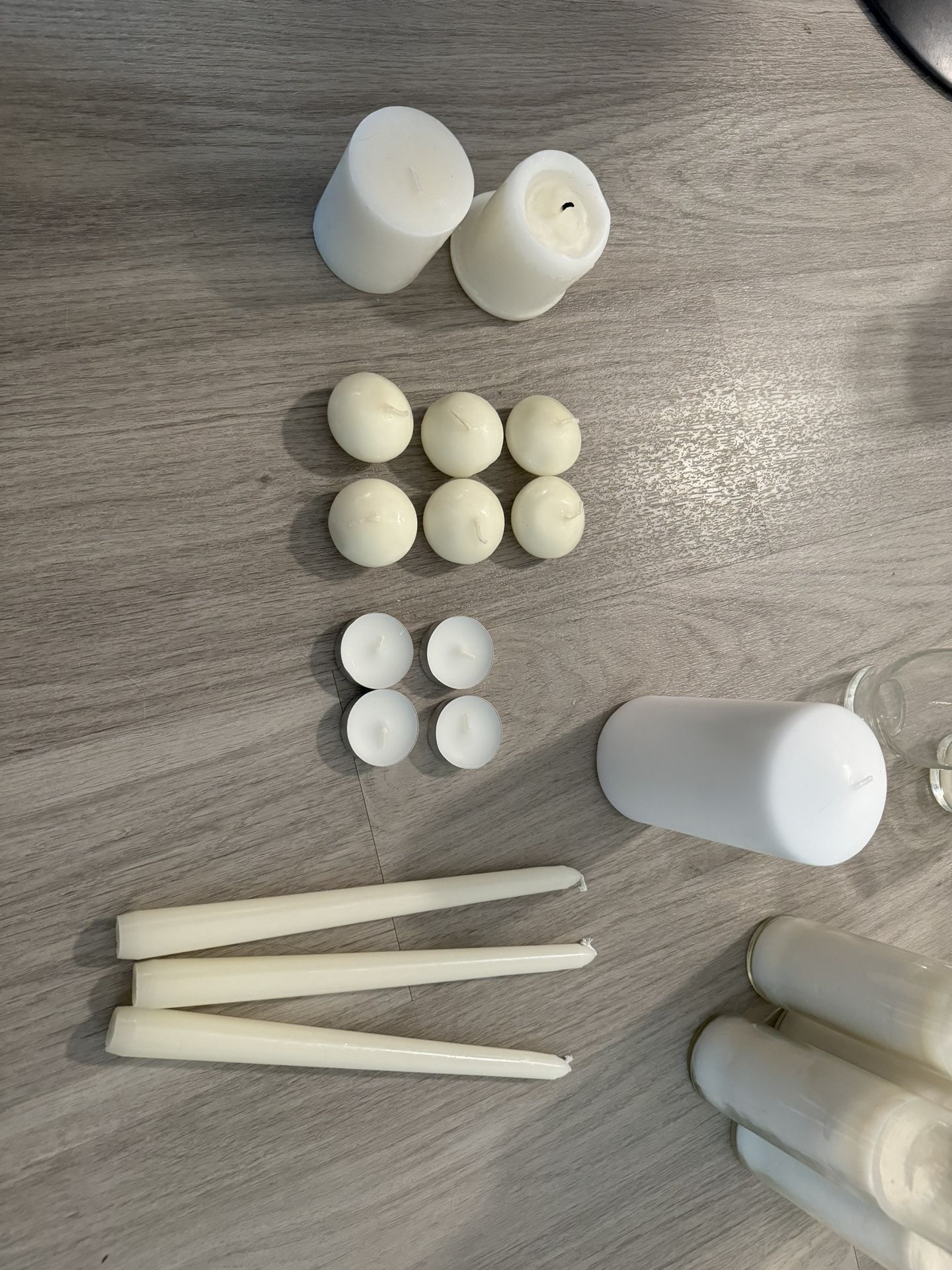 Candles - Wedding/Home Decor - Varying Sizes