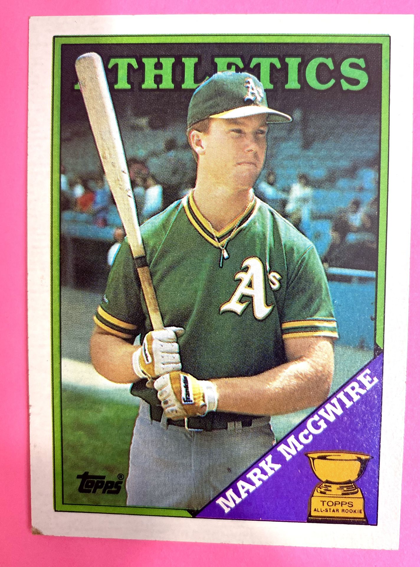 Mark McGwire 1988 Topps Tiffany All-Star Rookie Card