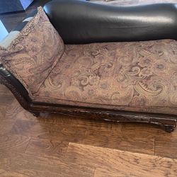 Big Couch Used Brown Real Leather 