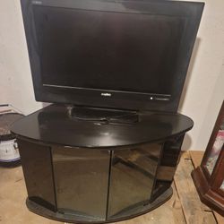 Old TV With TV Stand