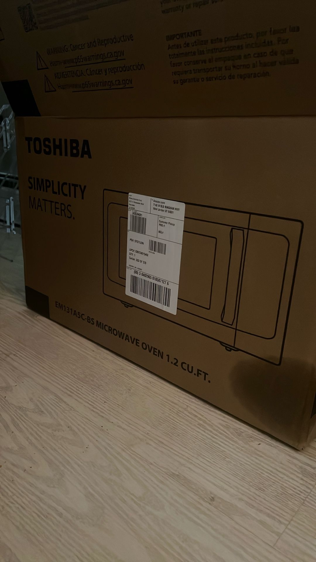 Brand New Microwave Out The Box