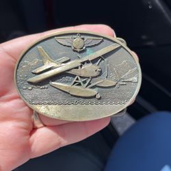 1980’s vintage Brass Buckle 