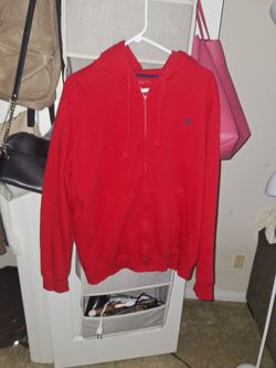 Polo Zip Up Men's L