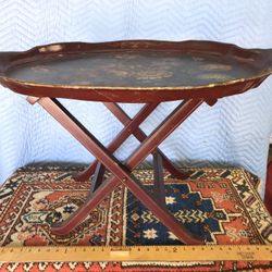 Floral Folding Base Table 