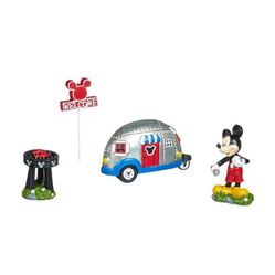 NEW 4pc Disney Mini Statuaries Kit Mickey Mouse Collectible Garden Figurines