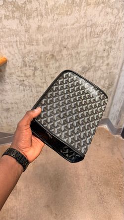 Goyard Black Monogram Clutch Pouch