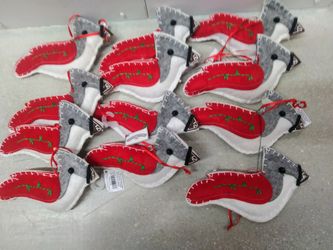 New Christmas Bird Ornaments