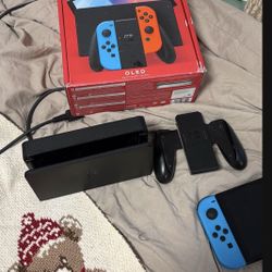 Barley Used 64 GB Nintendo switch OLED