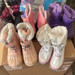 Snow Boots Size 11 Kids
