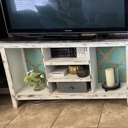 Farmhouse Entertainment Center Console Table Mesa TV
