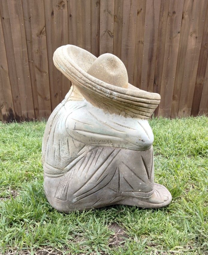 Mexican Concrete Garden Statue