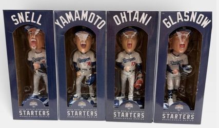 COMPLETE SEALED SET — 2026 Dodgers Starter Series Bobbleheads (4 Total) — $350