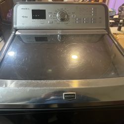 Maytag Bravos XL Washer And Dryer, Grey 