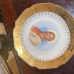 Crest Of Gold Sabin Jesus Decorative Plate