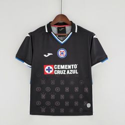 Camisa NEGRA DE CRUZ AZUL