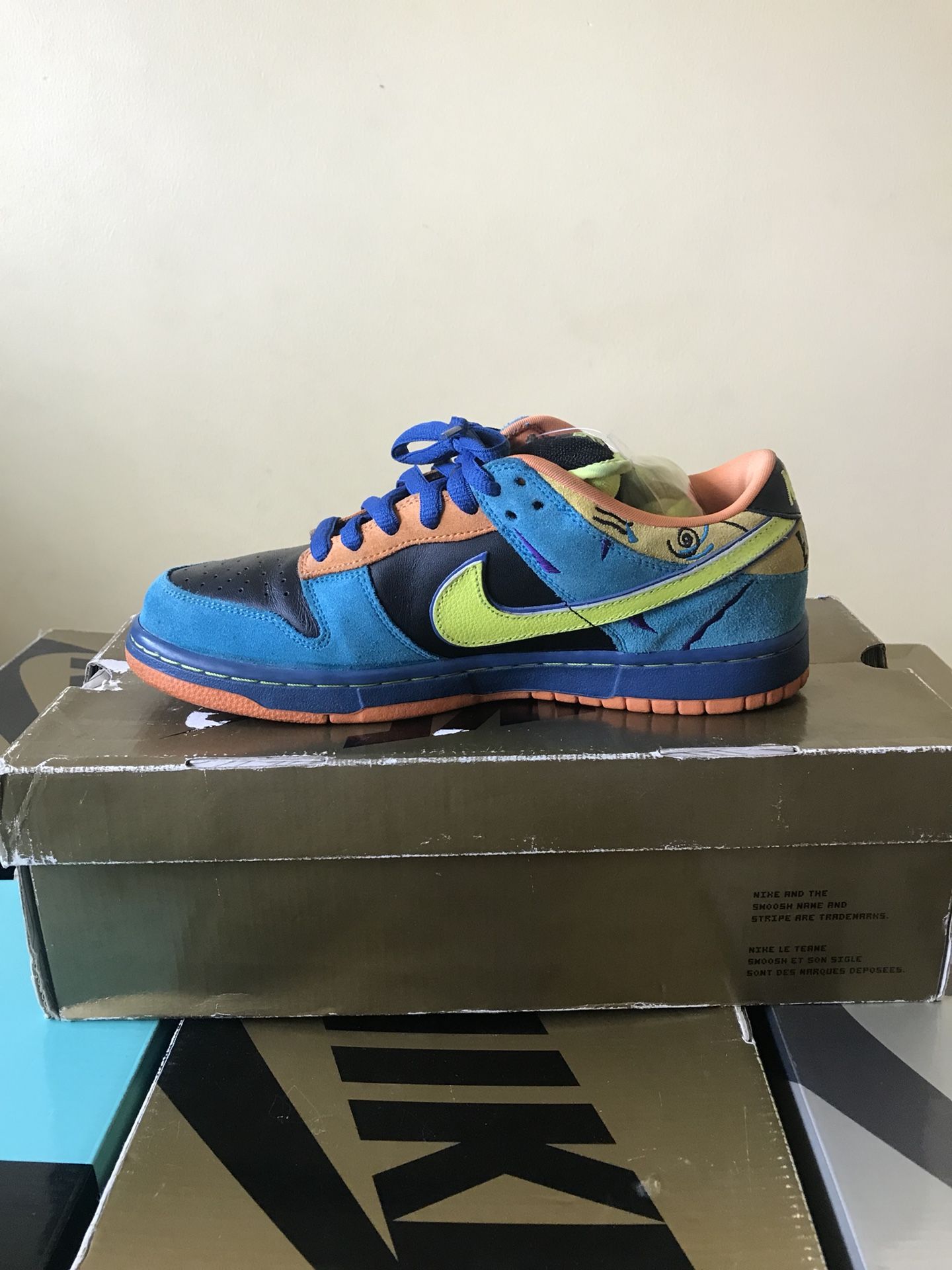 2007 Nike Dunk Low Pro Sb Skate Or Die sz 9