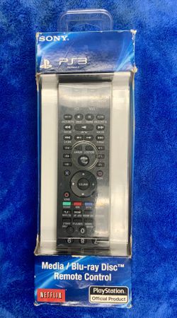 Sony Playstation 3 PS3 Media Blu-ray Disc Remote Control Controller Netflix Tv Television Entertainment Audio Sound System Music Apps Bluetooth Wifi