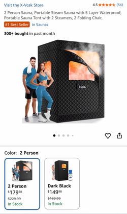 two person sauna