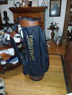 Vintage Spalding Golf Cart Bag