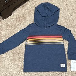 Baby boy new with tags Oshkosh long sleeve  shirt with hood size 24 month. $4 located in menifee