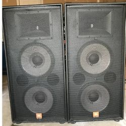 JBL PROFESSIONAL SERIES SR SERIES II SR4733A 4OHM CONCERT SPEAKERS PA DJ MUSIC EQUIPMENT 