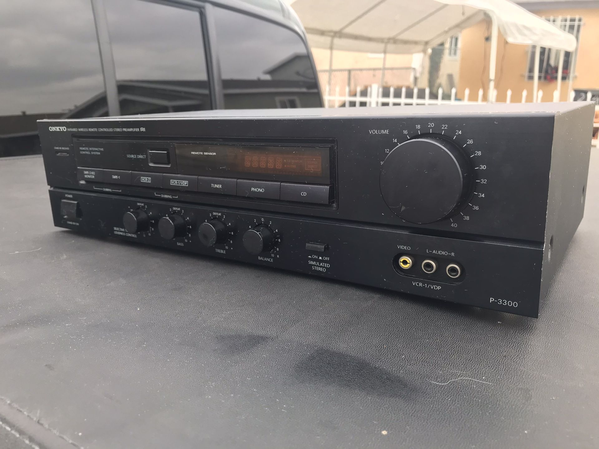 Onkyo p-3200 preamplifier r1