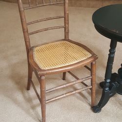 Antique Bamboo-Style Chair
